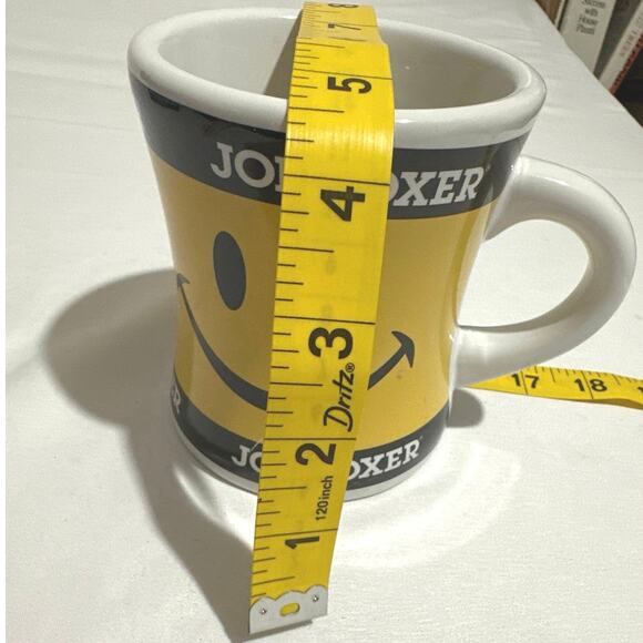 Joe Boxer Mr. lickey Happy Face coffee mug Vintage 2002 #31413 heavy thick cup - Picture 6 of 7